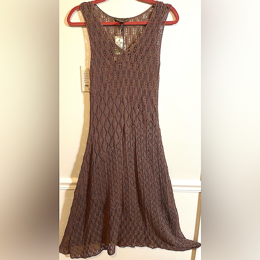 Tommy Bahama Crochet Beale Tank Dress, Briarwood, Lined, New W Tags, Perfect!